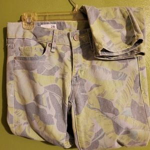 Gap 1969 Palm Print Jeans